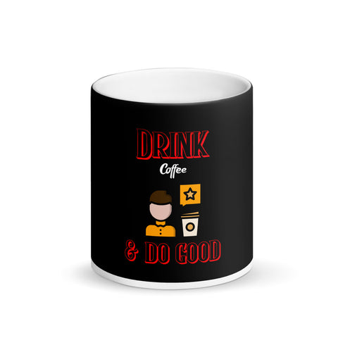Matte Black Magic Mug
