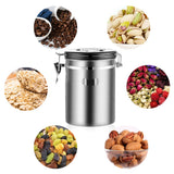 Stainless Steel Airtight  Storage Bottles Jars For Coffee Bean