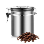 Stainless Steel Airtight  Storage Bottles Jars For Coffee Bean