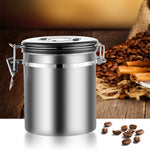 Stainless Steel Airtight  Storage Bottles Jars For Coffee Bean