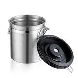 Stainless Steel Airtight  Storage Bottles Jars For Coffee Bean