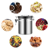 Stainless Steel Airtight  Storage Bottles Jars For Coffee Bean